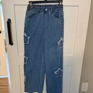 Stylish Blue Distressed Women Jeans